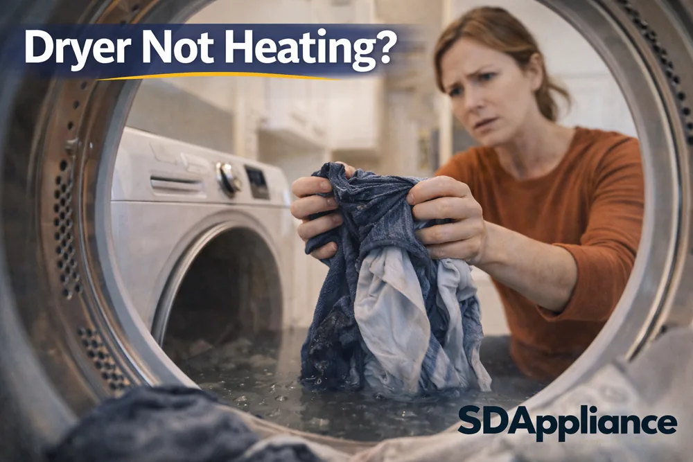 Dryer Not Heating in La Mesa?