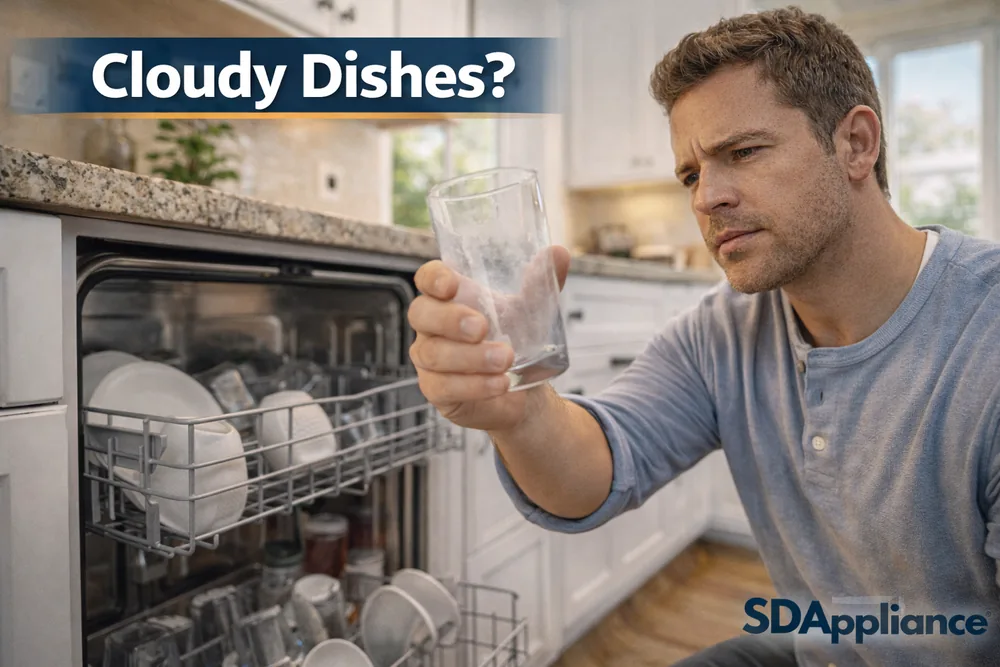 Dishwasher Leaving Residue in Rancho Peñasquitos?