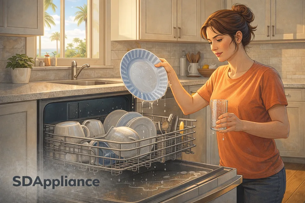 Why Your Dishwasher Leaves Dishes Wet in Encinitas