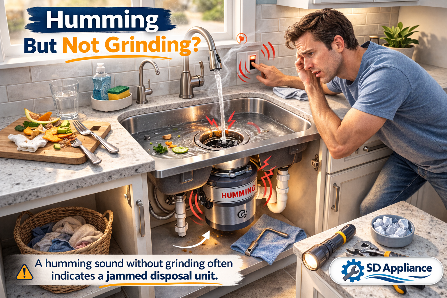 Signs Your Garbage Disposal Is Jammed in Encinitas