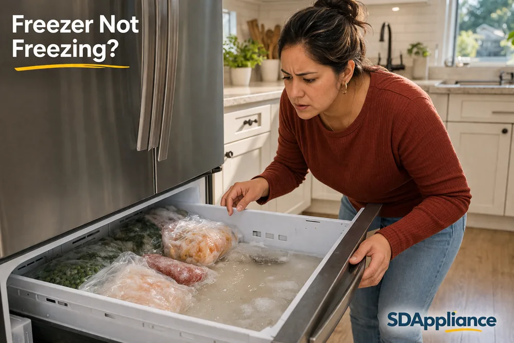 Freezer Not Freezing in Mira Mesa?