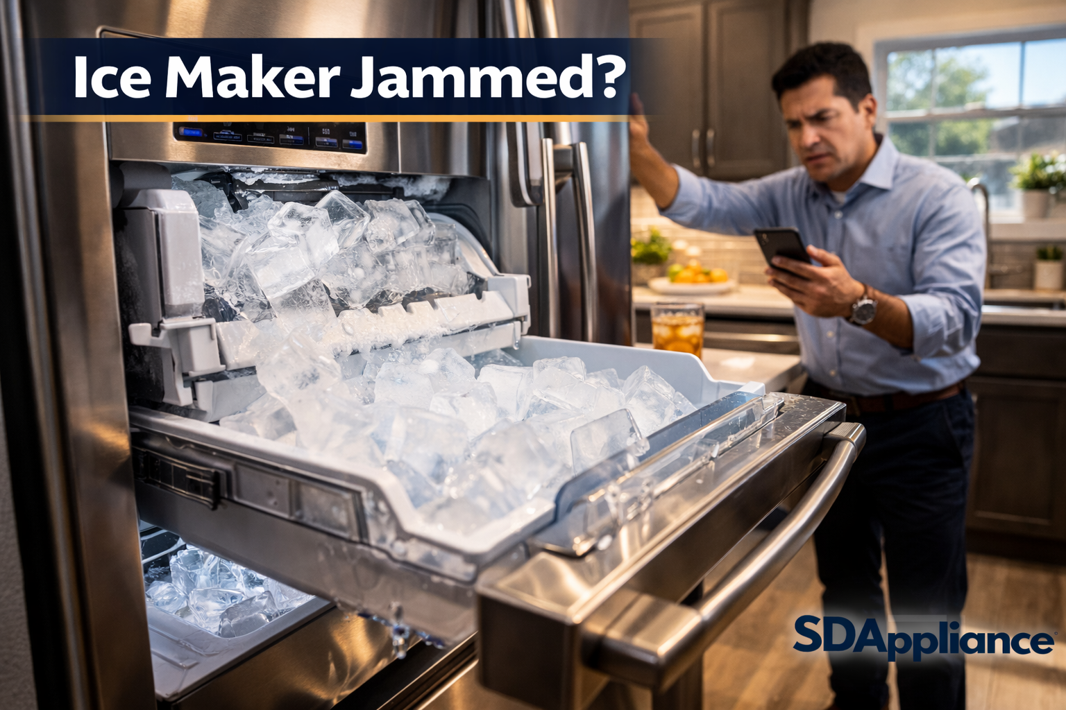 Ice Maker Jammed in Rancho Peñasquitos?