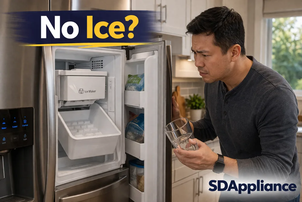 Ice Maker Not Making Ice in Poway?