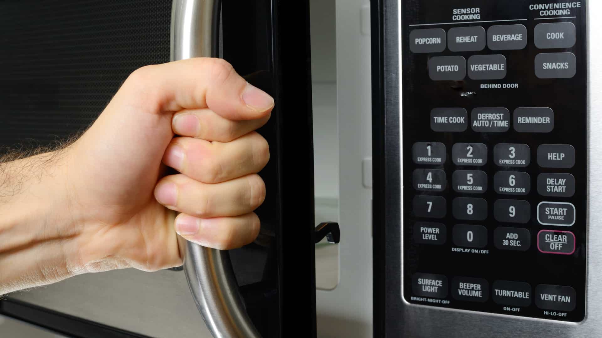 When Your Microwave Door Won’t Close or Latch