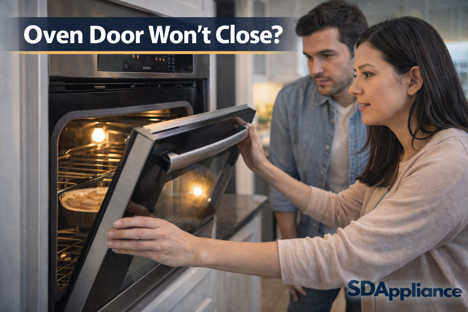 Oven Door Not Closing Properly in Clairemont?