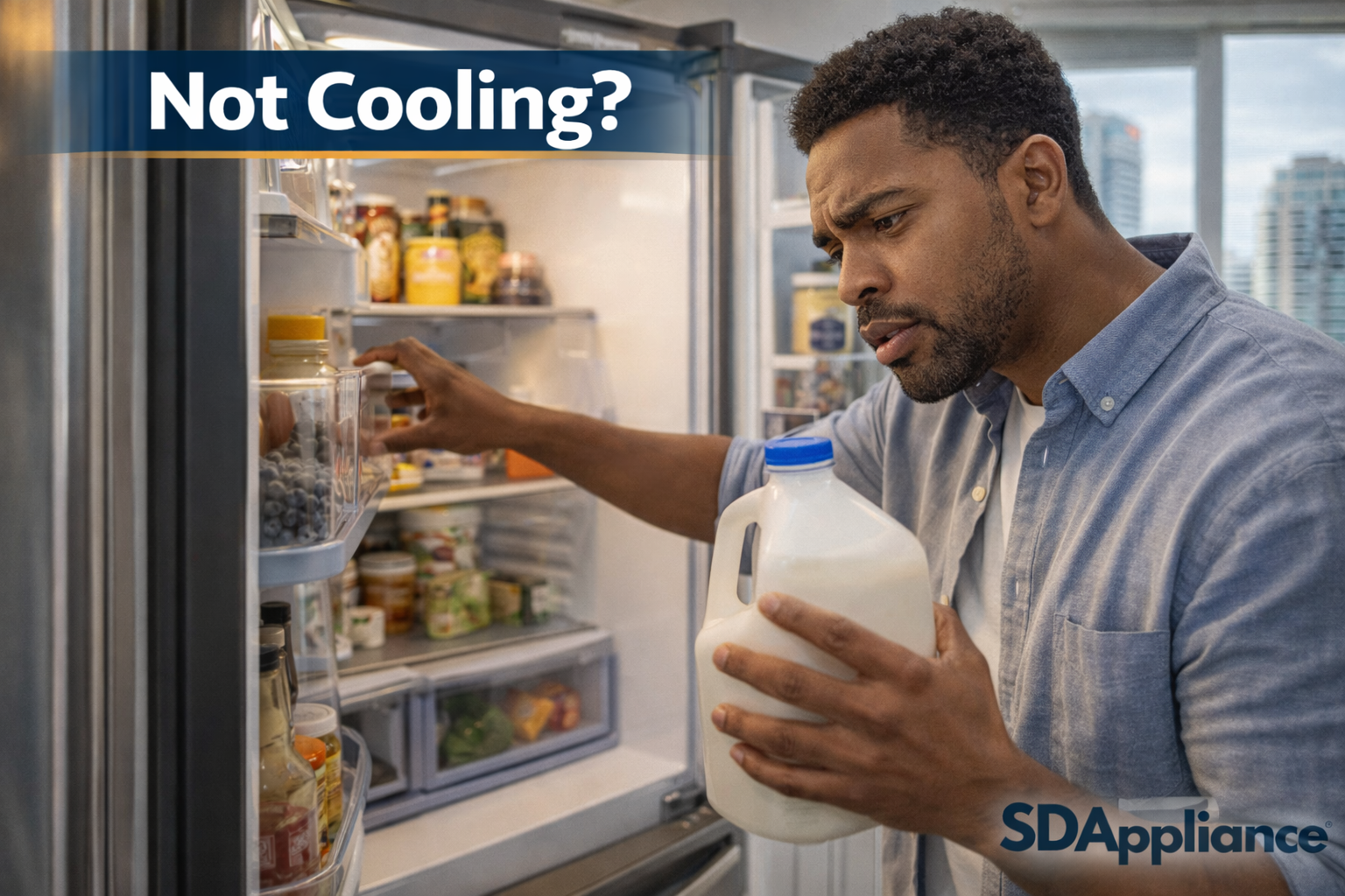 Refrigerator Not Cooling in Chula Vista?