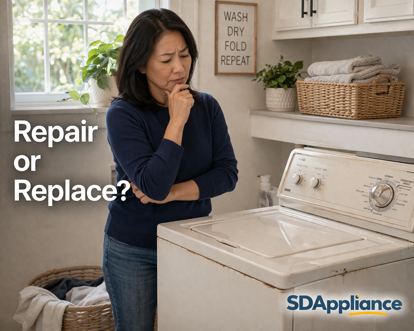 Repair or Replace Your Washing Machine in San Diego?
