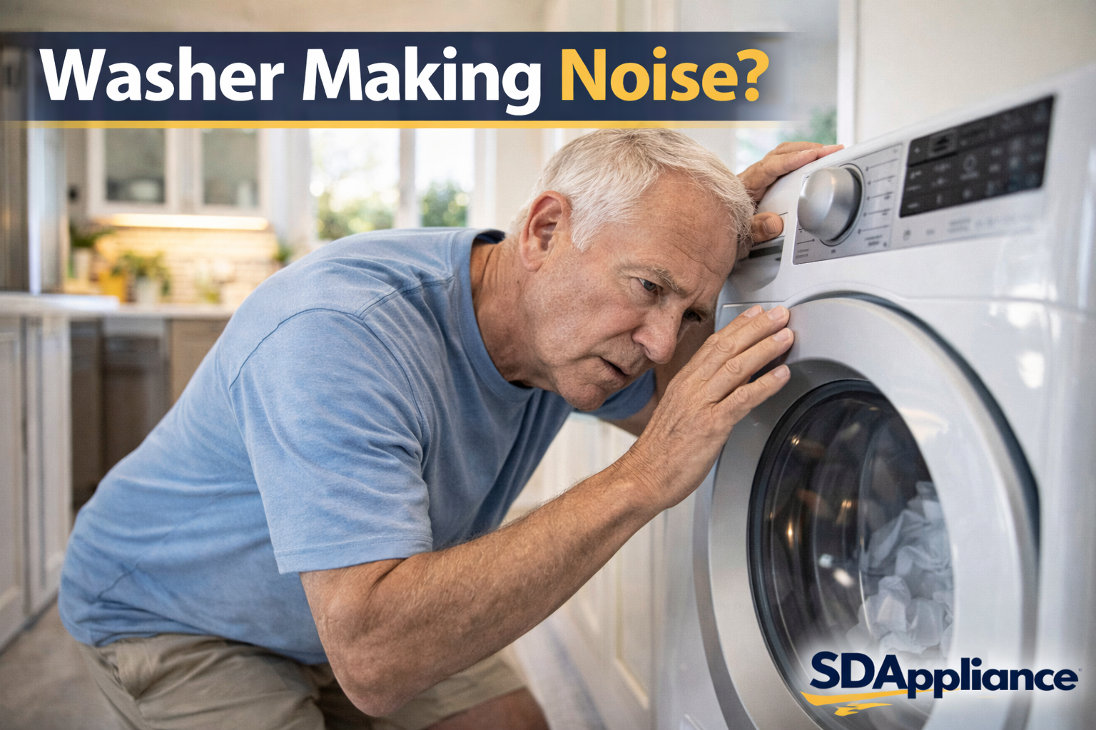 Washer Making Loud Noise in Del Mar?