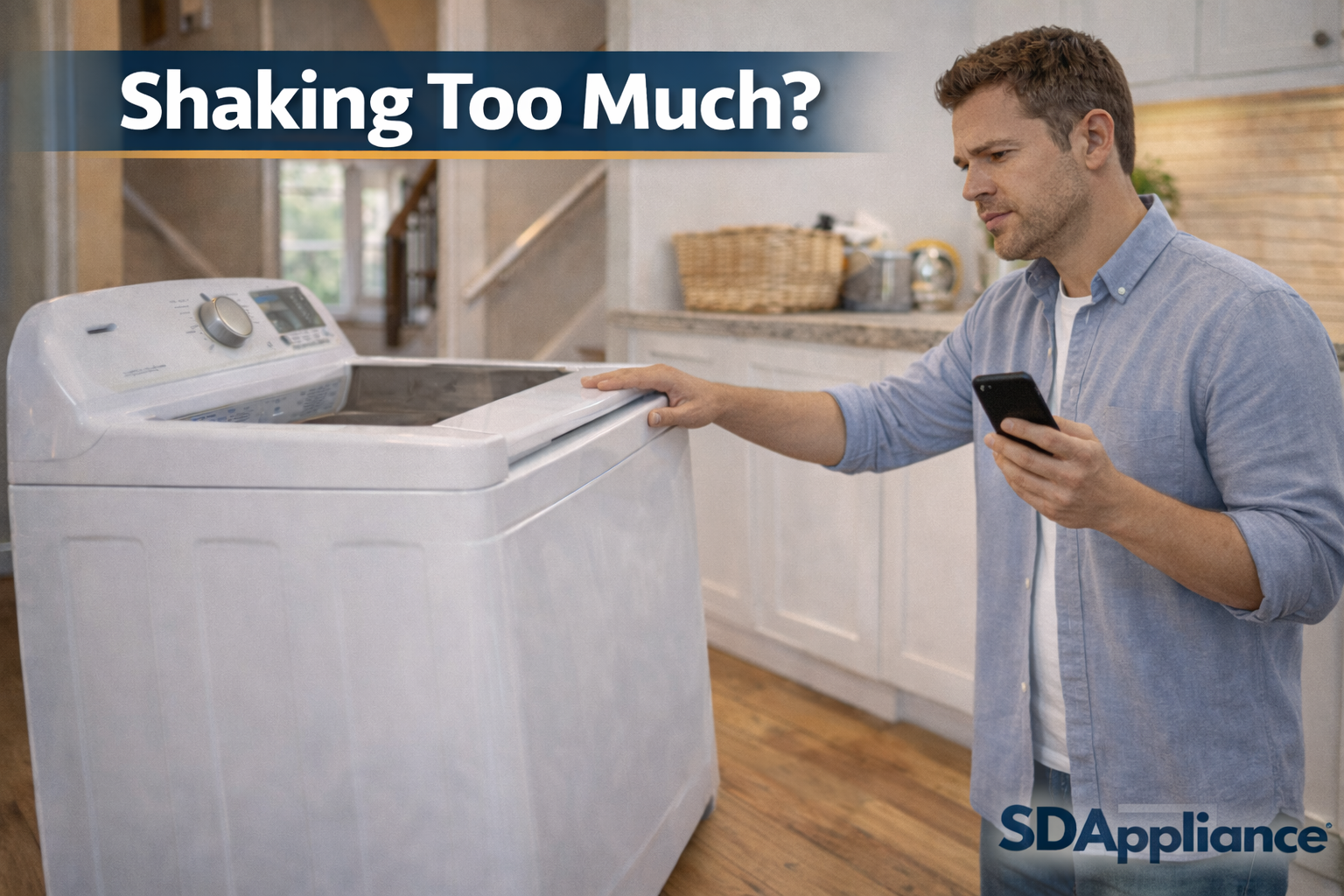 Washer Shaking Excessively in Clairemont?