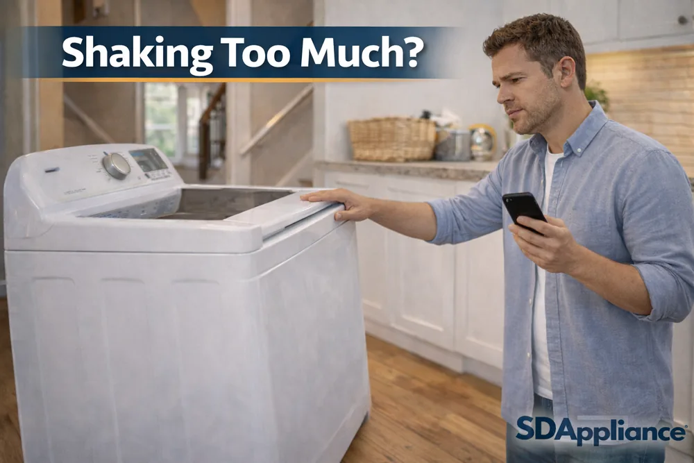 Washer Shaking Excessively in Clairemont?